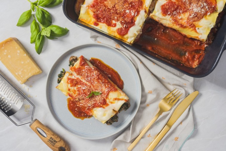 Stuffed Cannelloni Recipe with Parmesan Canadian Goodness